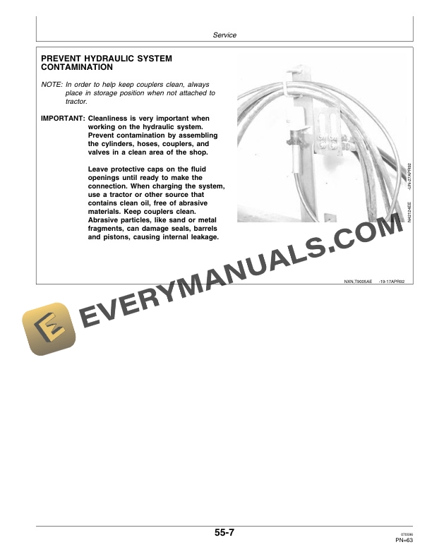 John Deere 960 Series Drawn Field CULTIVATOR Operator Manual OMN200357 3