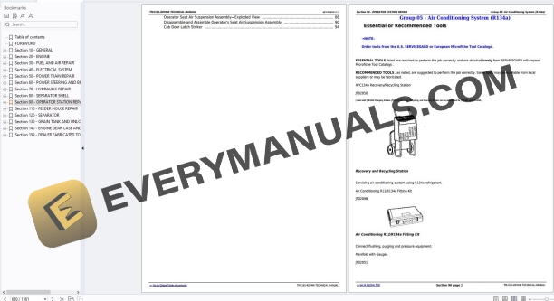 John Deere 9650 STS Combines (695501-), 9750 STS Combines (695601-) Repair Technical Manual TM2101 PDF 5 John Deere 9650 STS Combines (695501-), 9750 STS Combines (695601-) Repair Technical Manual TM2101 PDF - Image 3