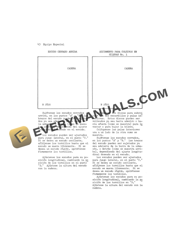 John Deere A2 T2 TWO ROW A4 T4 FOUR ROW ROW CROP CULTIVATOR Operator Manual OMN159043 3