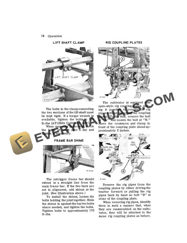 John Deere AT400A 4 ROW AT600A 6 ROW AT800A AT830A 8 Operator Manual OMN159123 2