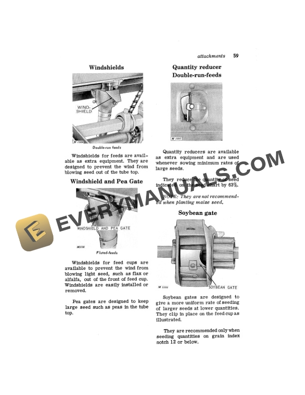 John Deere B B A FB B DF B DR A End Wheel Grain Drill Operator Manual OMM18670 3
