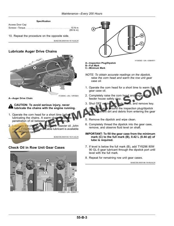 John Deere C6R, C8R, C12R, C16R, C18R Rigid Corn Heads Operator Manual OMDXE12047 5 John Deere C6R, C8R, C12R, C16R, C18R Rigid Corn Heads Operator Manual OMDXE12047-3