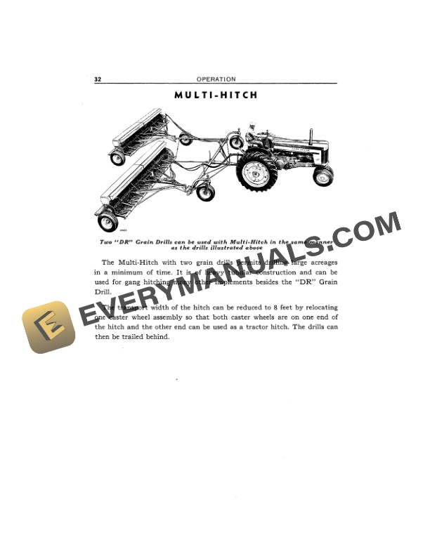 John Deere DR Grain Drill Operator Manual OMM34 3