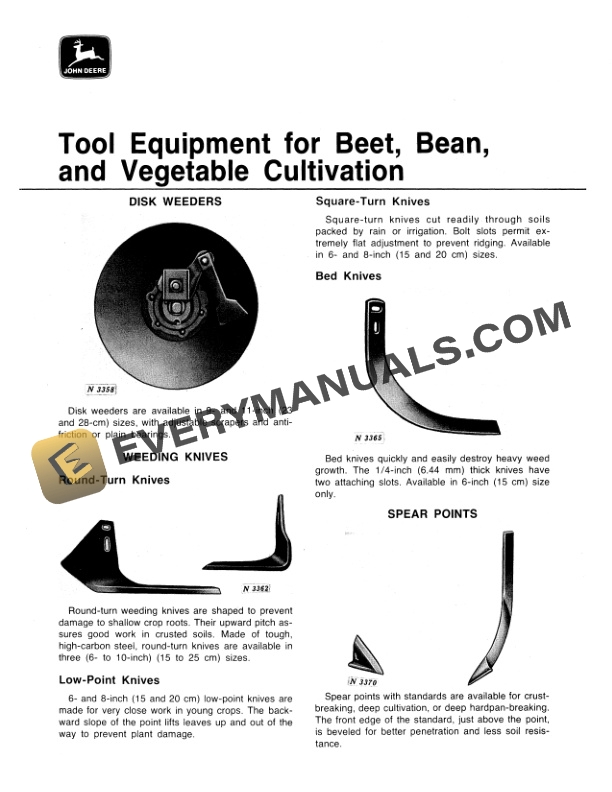 John Deere FM Four Six Eight and Twelve Operator Manual OMN159378 3