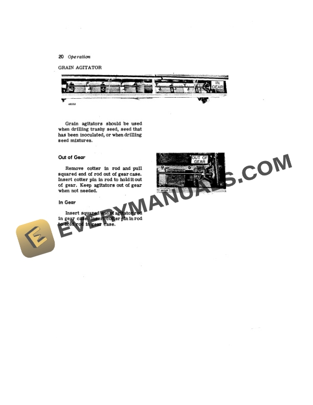 John Deere GL A GRASSLAND DRILL Operator Manual OMM15550 2