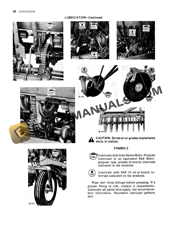 John Deere LL LZ HZ PRESS GRAIN DRILL Operator Manual OMN159295 3