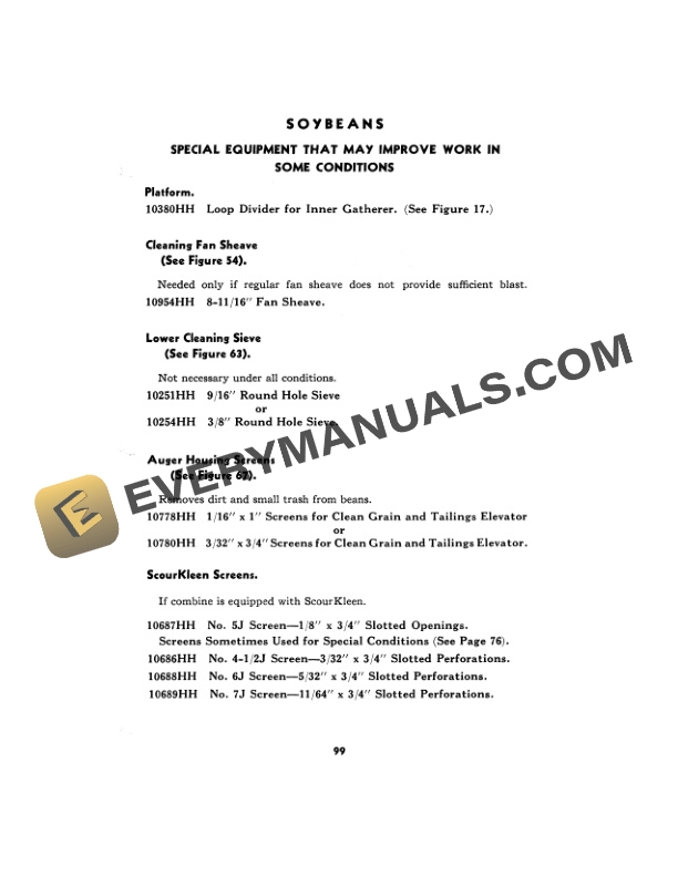 John Deere No. 12 A Straight Through Combine Operator Manual OMH3349 3