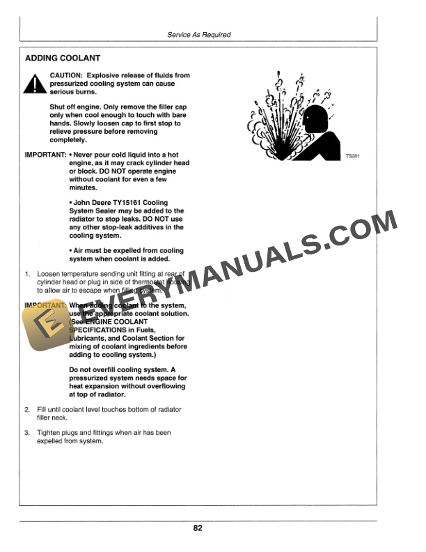 John Deere PowerTech SERIES 500 6101 OEM DIESEL ENGINES Operator Manual OMRG25414 3