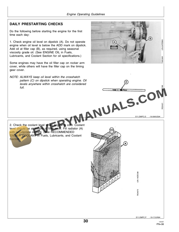 John Deere PowerTech Series 300 3029, 4039, 4045, 6059, and 6068 OEM Diesel Engines Operator Manual OMRG18293 4 John Deere PowerTech Series 300 3029 4039 4045 6059 and 6068 OEM Diesel Engines Operator Manual OMRG18293 2