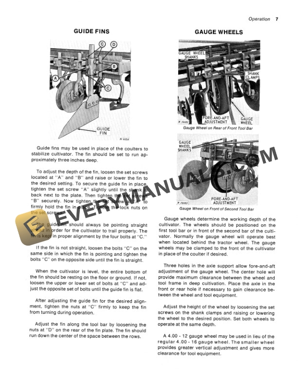 John Deere R4 6BB BEET BEAN VEGETABLE CULTIVATOR Operator Manual OMN159311 2