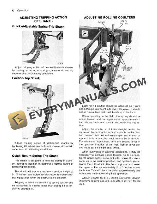 John Deere RM FOUR SIX EIGHT AND TWELVE Operator Manual OMN159298 2