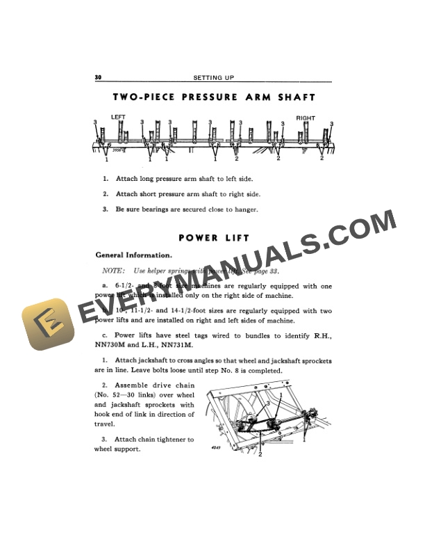 John Deere VAN BRUNT Model 147 cc Field and Orchard CULTIVATOR Operator Manual OMM41056 3