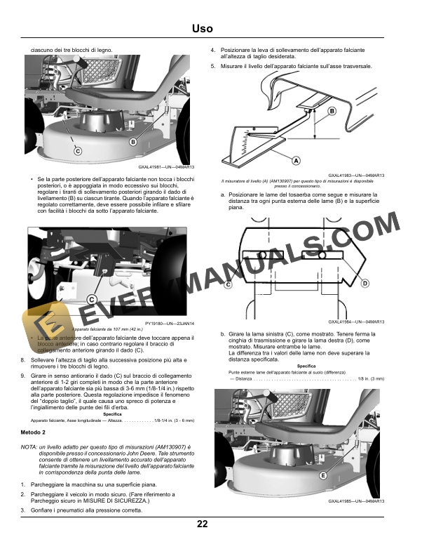 John Deere X105, X125, X165 Tractors Operator Manual OMGX25413 5 John Deere X105, X125, X165 Tractors Operator Manuals OMGX25413-3
