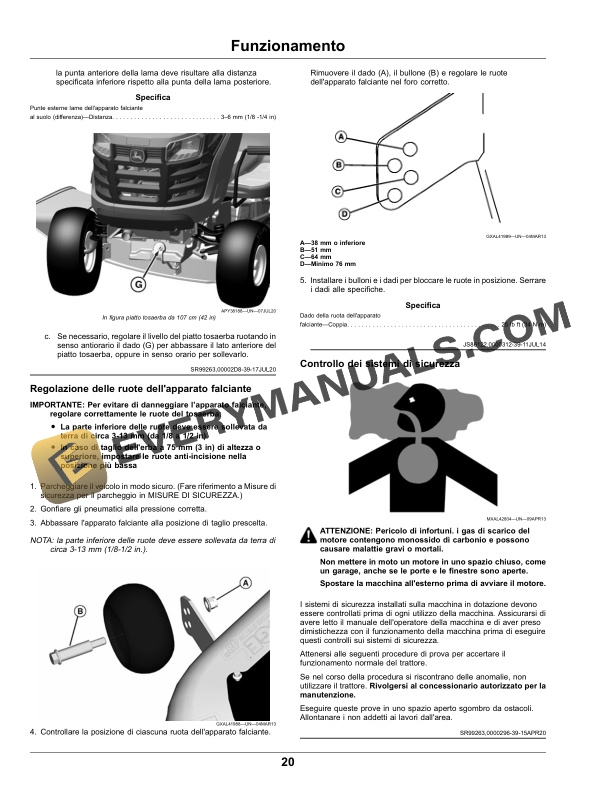 John Deere X107, X127, X167 Lawn Tractors Operator Manual OMUC22596 5 John Deere X107, X127, And X167 Lawn Tractors Operator Manuals OMUC22596-3