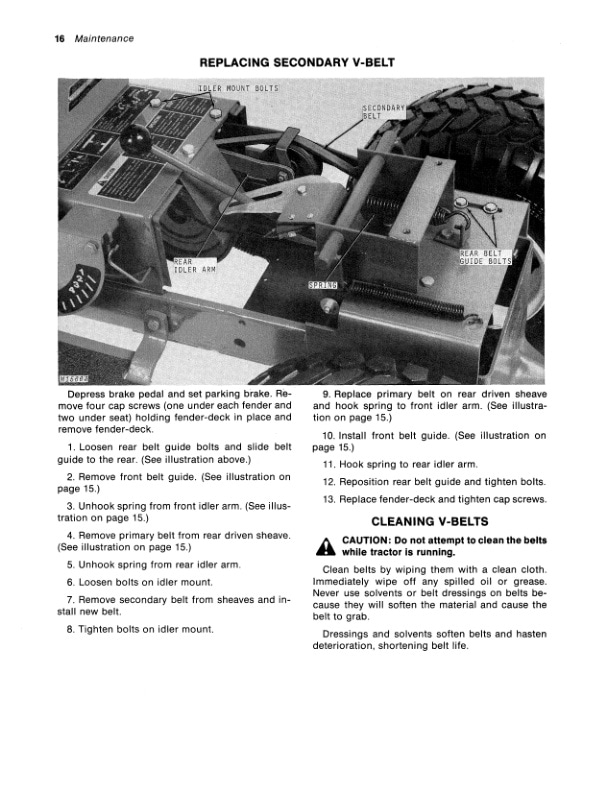 John Deere 100 Lawn Tractor Operator Manual OMM48703-3
