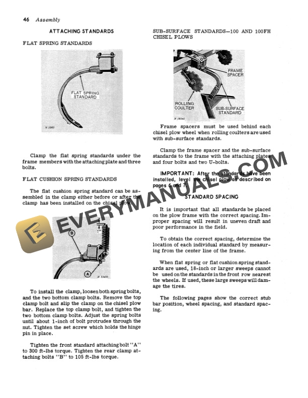John Deere 100 and 150 SERIES-RIGID 100FH and 150FH SERIES FLEXIBLE CHISEL PLOW Operator Manual OMN159156-3