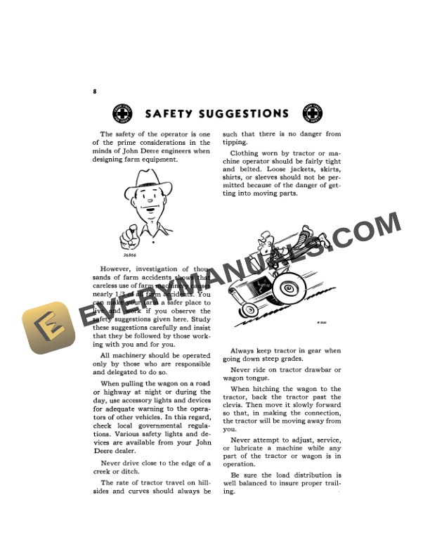 John Deere 1064 WAGON Operator Manual OMW12354-3
