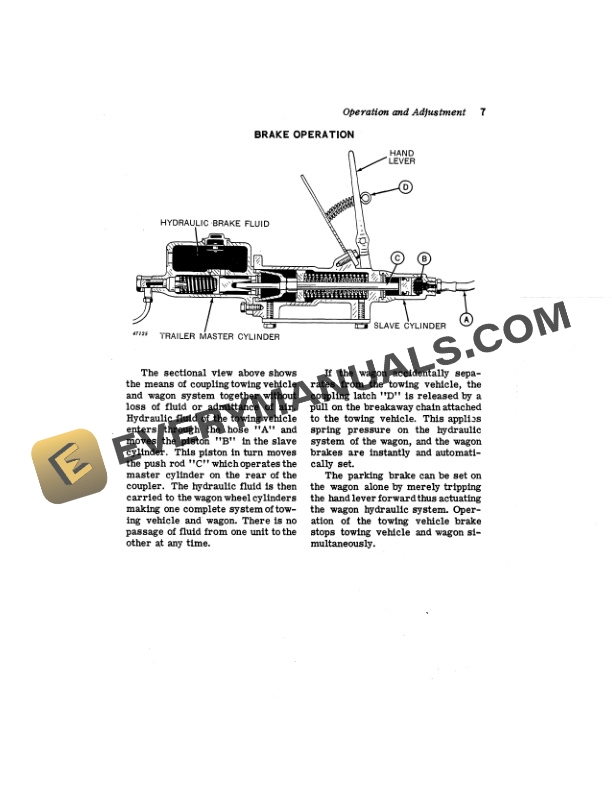 John Deere 1065 WAGON with FOUR-WHEEL HYDRAULIC BRAKES Operator Manual OMW15255-2