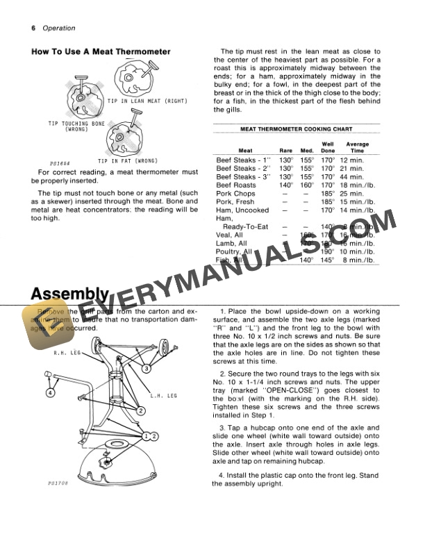 John Deere 10C KETTLE GRILL Operator Manual OMTY2578-3