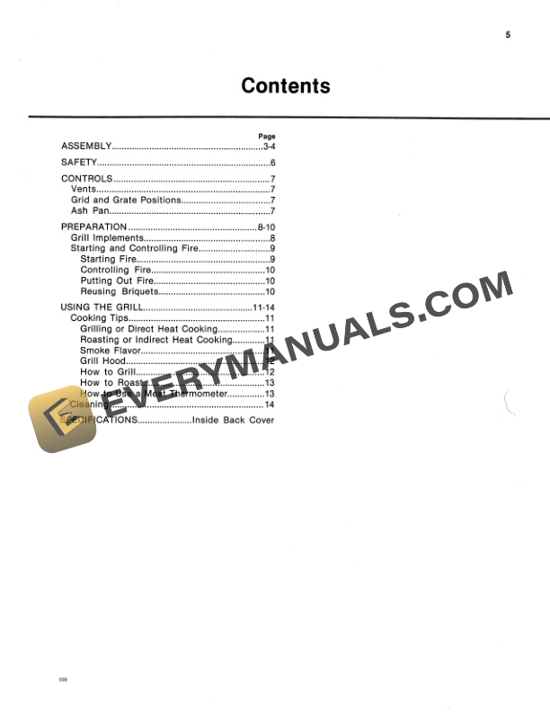 John Deere 10C KETTLE GRILL Operator Manual OMTY3907-2