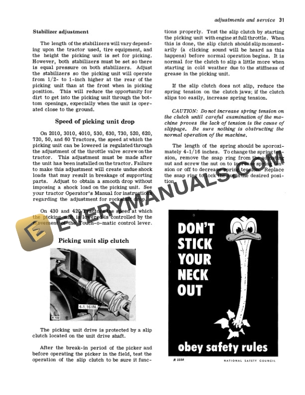 John Deere 11 One-Row Cotton Picker Operator Manual OMN97506N-2