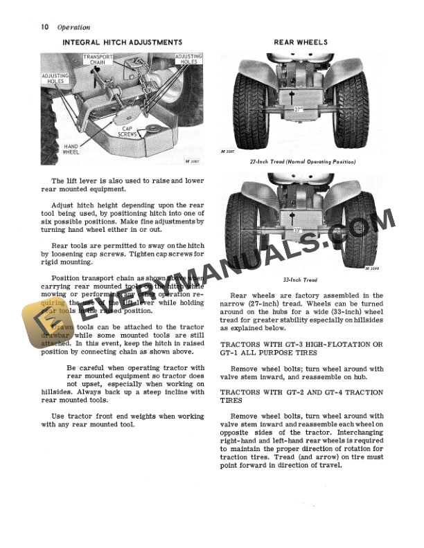 John Deere 110 AND 112 LAWN AND GARDEN TRACTORS Operator Manual OMM42256-2
