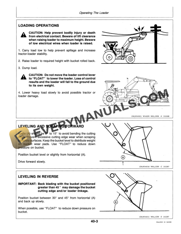 John Deere 110 LOADER Operator Manual OMW38932-2