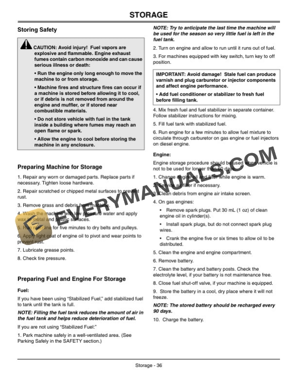 John Deere 1200A Bunker Rake Operator Manual OMTCU29789 5 John Deere 1200A Bunker Rakes Operator Manual OMTCU29789-3