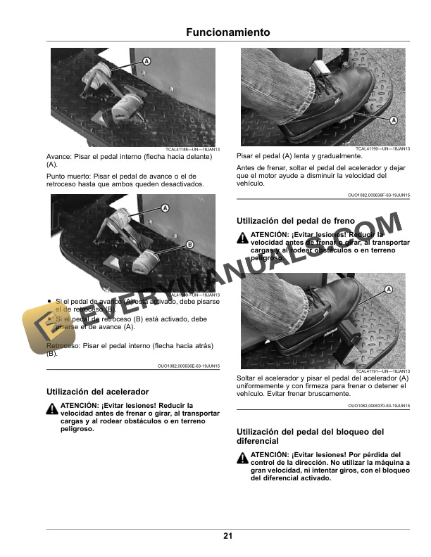 John Deere 1200A Bunker Rake Operator Manual OMUC34419 5 John Deere 1200A Bunker Rakes Operator Manual OMUC34419-3