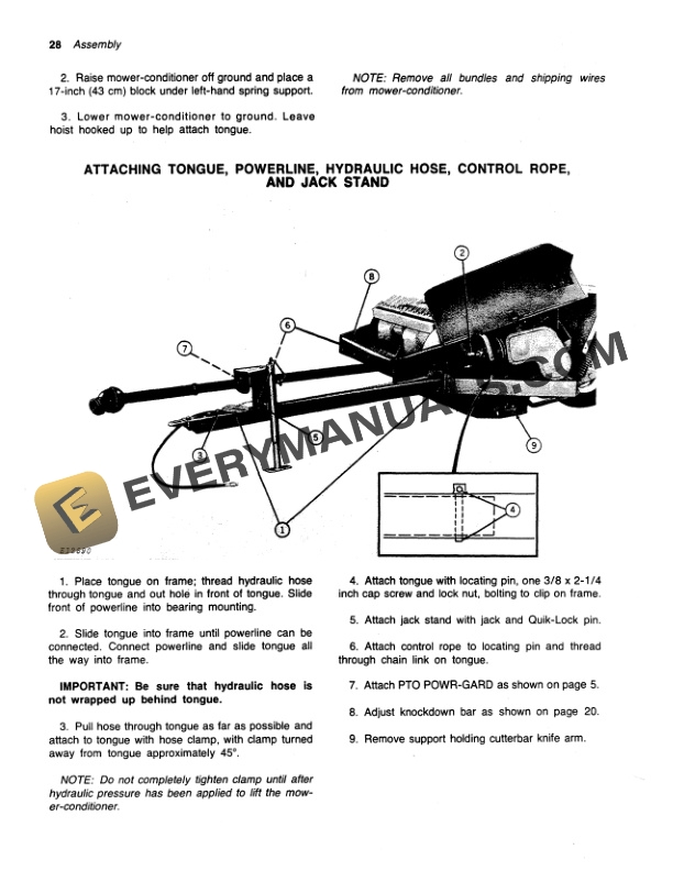 John Deere 1209 MOWER CONDITIONER Operator Manual OME60688 3