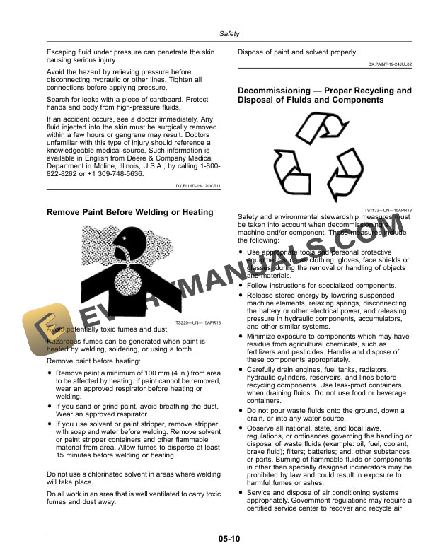 John Deere 120E Loader Operator Manual OMPXX14114 4 John Deere 120E Loader Operator Manual OMPXX14114-2
