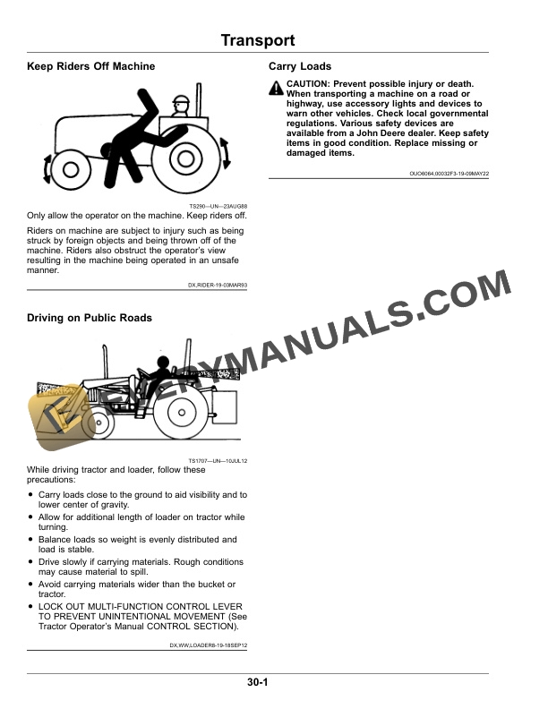 John Deere 120E Loader Operator Manual OMPXX14114 5 John Deere 120E Loader Operator Manual OMPXX14114-3