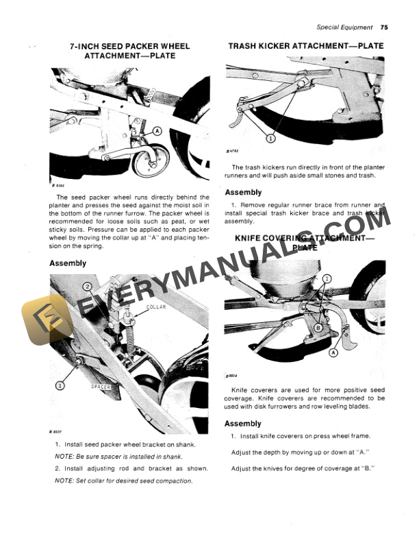 John Deere 1240 PLANTER Operator Manual OMA22708 3