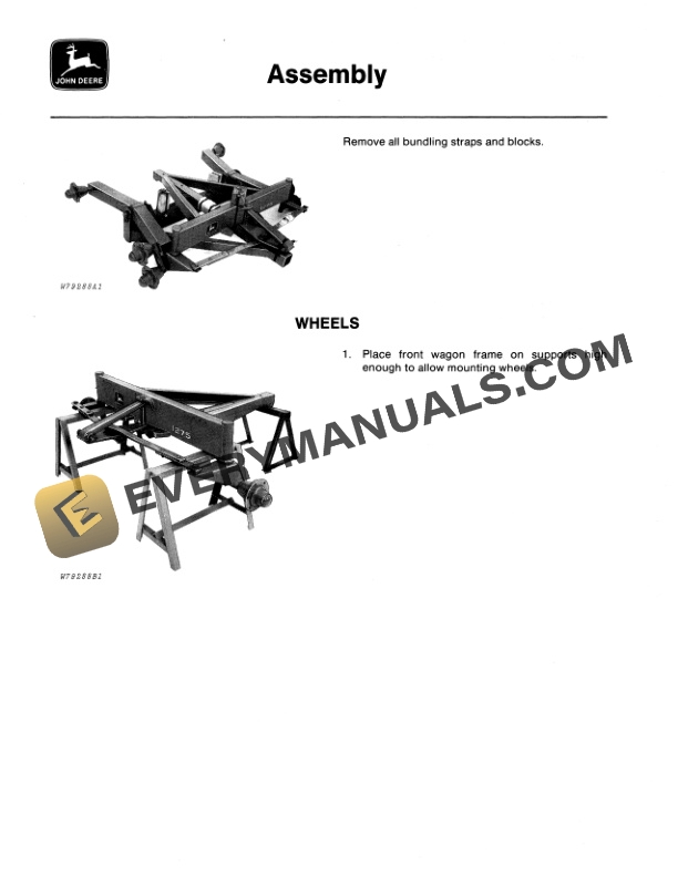 John Deere 1275 FARM WAGON Operator Manual OMW21488 3