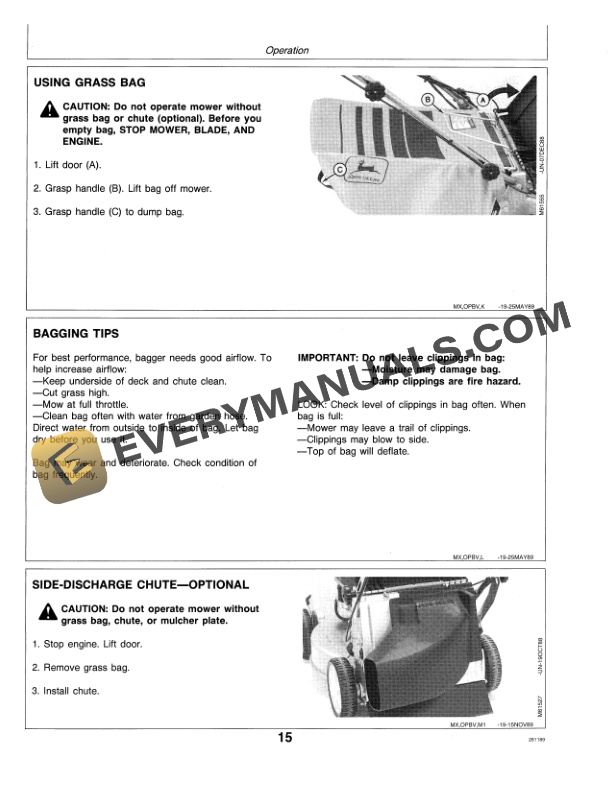 John Deere 12PB 12SB 14PB 14SB and 14SE 21 Operator Manual OMM79671 2