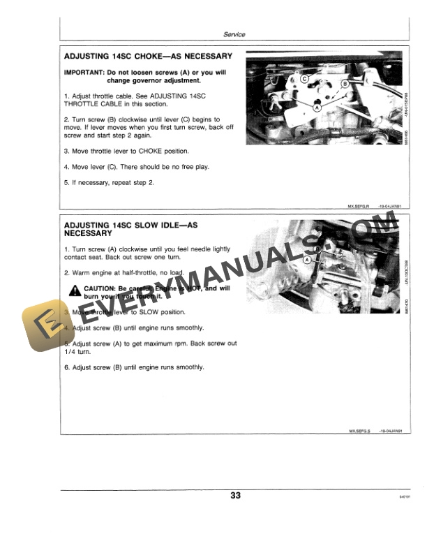 John Deere 12PC and 14SC 21 Inch Commercial Walk Behind Rotary Mowers Operator Manual OMM111589 3