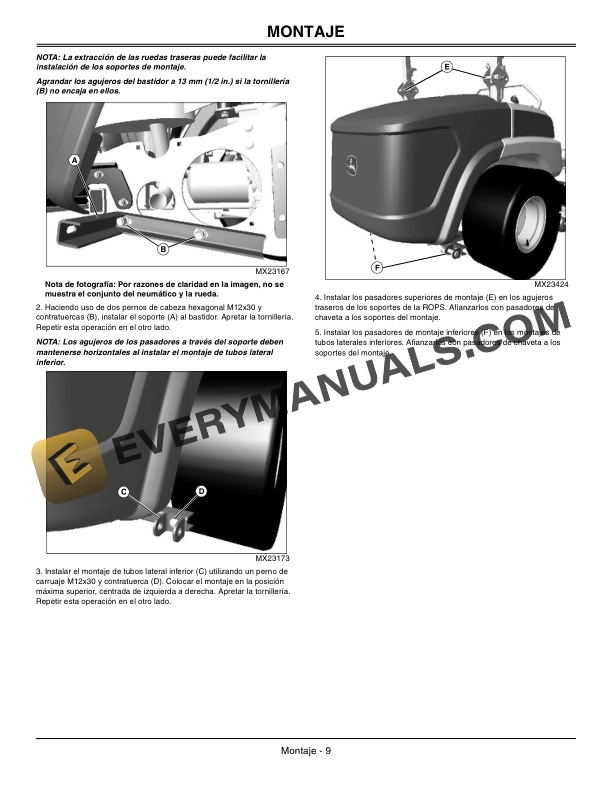 John Deere 13 Bushel Dump From Seat Material Collection System Operator Manual OMTCU28225 3