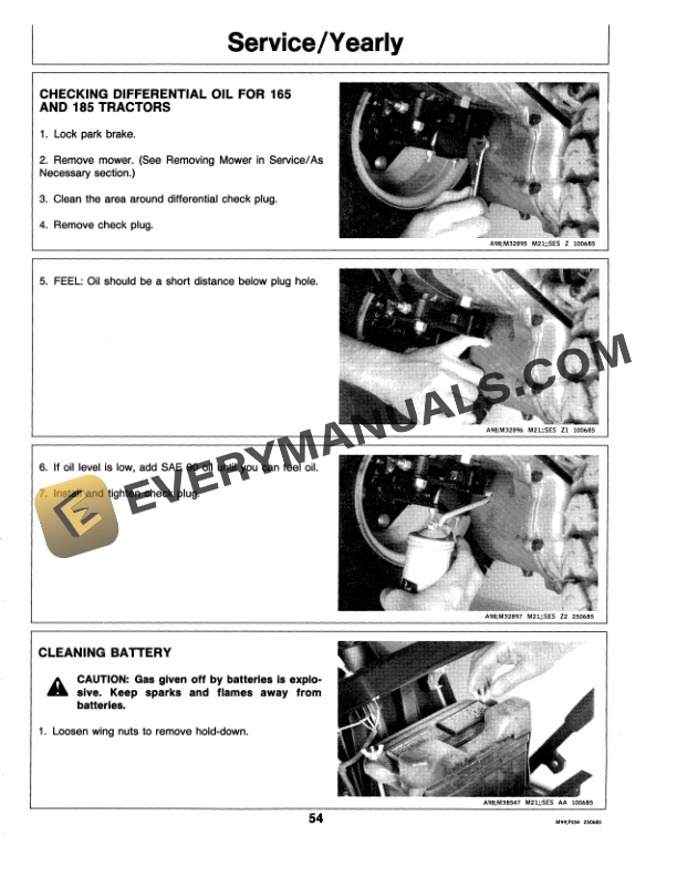 John Deere 130 160 165 180 AND 185 LAWN TRACTORS Operator Manual OMM89684 3