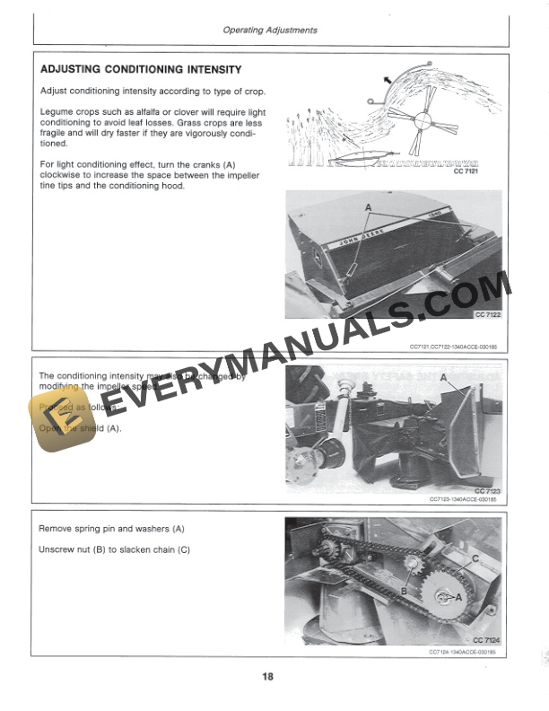 John Deere 1340 Impeller Mower-Conditioner Operator Manual OMCC23848-2