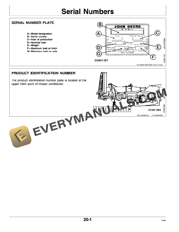 John Deere 1340 Mower-Conditioner Operator Manual OMCC42592-3