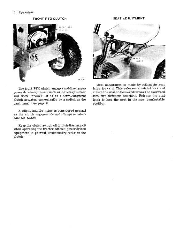 John Deere 140 Hydrostatic Tractor Operator Manual OMM42630-2