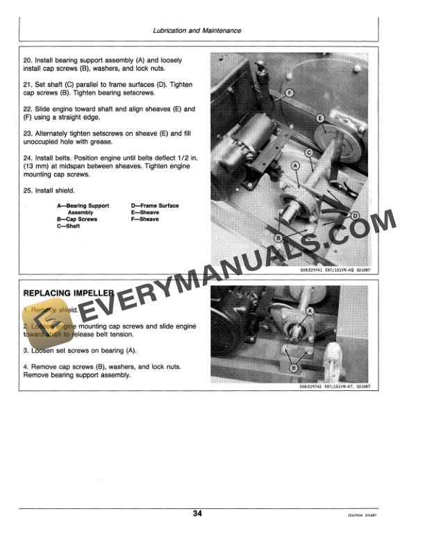 John Deere 141 AND 151 VACUUM SWEEPERS Operator Manual OMET13393-3