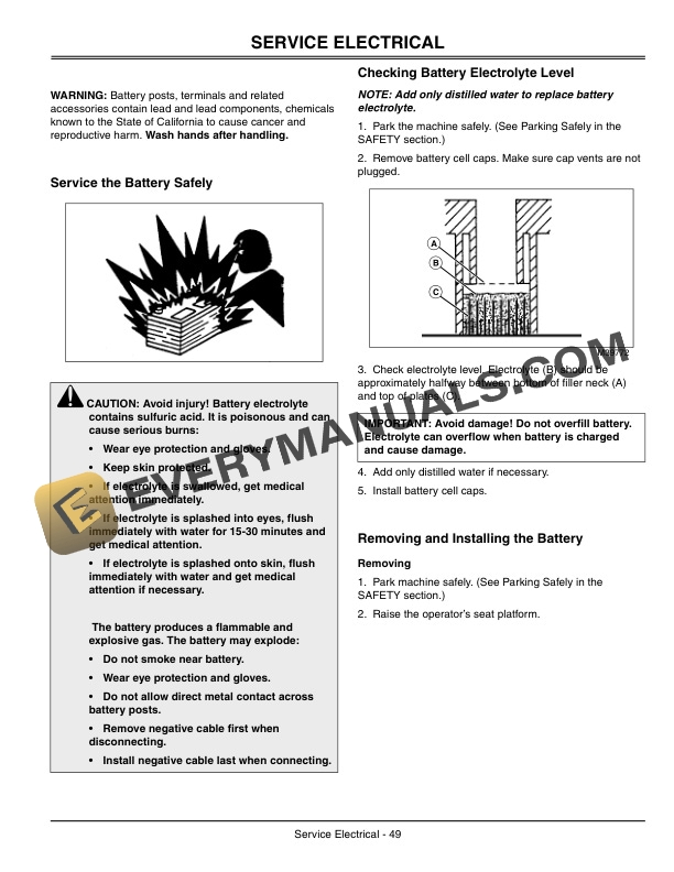 John Deere 1420, 1435, 1445, 1545, 1565 Front Mower Operator Manual OMTCU21473-2