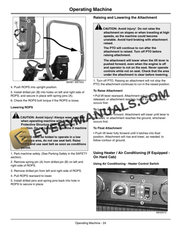 John Deere 1435, 1445, 1545, 1565 Series II Front Mower Operator Manual OMTCU33870 4 John Deere 1435, 1445, 1545, 1565 Series II Front Mower Operator Manual OMTCU33870-2
