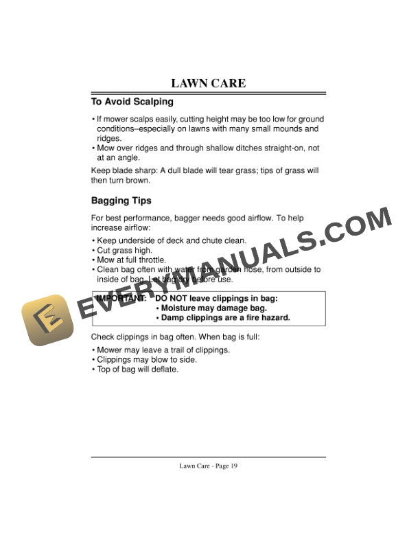 John Deere 14SB 14SBs and 14SE 53cm 21 Operator Manual OMGC00113 2