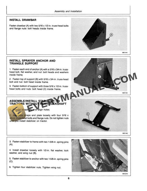 John Deere 15 Gallon Sprayer Operator Manual OMM77684 2