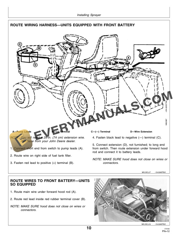 John Deere 15 Gallon Sprayer Operator Manual OMM94359 2