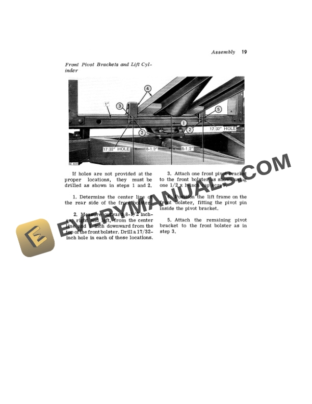 John Deere 150 BOLSTER HOIST Operator Manual OMC18662 3