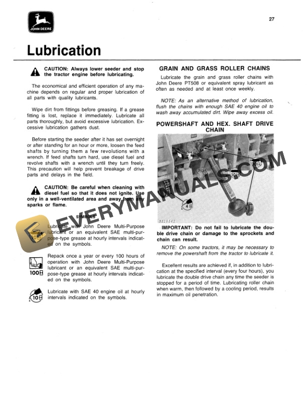 John Deere 1500 Powr Till Seeder Operator Manual OMN159431 3