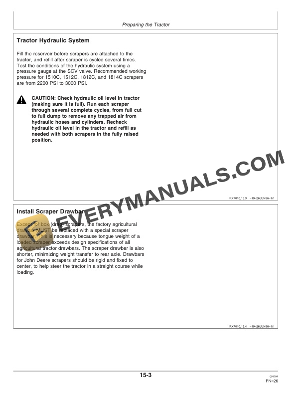 John Deere 1510C 1512C 1812C and 1814C Scraper Operator Manual OMCM1020 2
